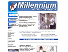 Tablet Screenshot of millenniumaccountservices.com